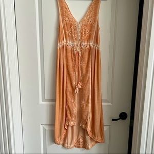 Free People Orange Coverup